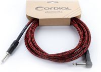 Cordial EI 7.5 PR-TWEED-RD Instrumentkabel 7,5 m - Instrumentenkabel