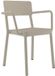 Resol Lisboa Chaise avec accoudoirs gris