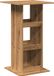 vidaXL Bartafel met opbergruimte 60x60x102 cm hout artisanaal eiken