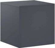 vidaXL Plantenstandaard Antraciet 40 x 40 x 40 cm Roestvrij staal