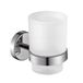 Gedy Project toiletpapierhouder, roestvrij staal, glanzend chroom, 7 x 11 x 10 cm