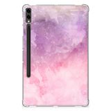 B2Ctelecom Samsung Tablethoes Samsung Galaxy Tab S9 Plus Pink Purple Paint