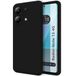 Tumundosmartphone Hoesjes van vloeibare siliconen, ultrazacht voor Xiaomi Redmi Note 13 4G, zwart