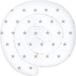 Goodivery ® Rouleau décoratif multifonctionnel fait main Étoiles grises blanc 200 cm