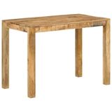 VidaXL Eettafel 110x55x76 cm massief mangohout