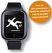 Wiesba WB32A - GPS Horloge Senior - Zwart - 40mm - Met Valdetectie