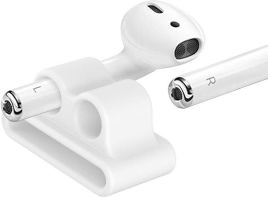 - AirPods horlogebandhouder - Wit Apple Airpod-accessoireshouder voor oefeningen Beveilig veilig uw AirPods op uw polsband