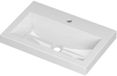 Wastafel INK Roots Wastafel Porselein met 1 Kraangat - 600x400x60 mm - Glans Wit