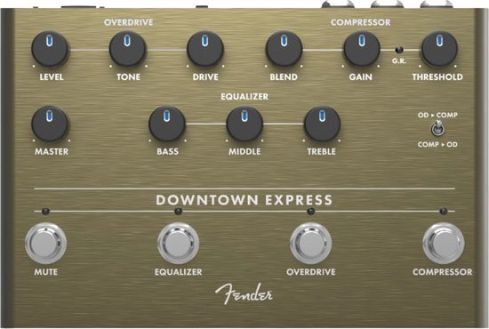 Fender Downtown Express Bass Multi Effect stompbox