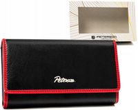 Peterson - Portefeuille femme - Cuir magnifique - Protection RFID - Polyvalent