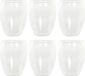 Item International Koffieglazen dubbelwandig - set 6x - latte macchiato glazen - 350 ml