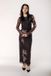 Colourful Rebel Maude Iris Flower Mesh Maxi Dress - M