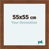 yd. Cadre photo 55x55 cm Chêne Rustique MDF Como
