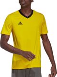 Adidas Entrada 22 Shirt Korte Mouw Heren - Geel / Zwart | Maat: M