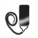 Transparante Xiaomi Transparante beschermhoes voor Xiaomi Redmi 10A met koord en omhangband, zwart