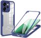 Techsuit Hoesje geschikt voor Oppo Reno14 F/FS - ColorVerse 360 Case met Screenprotector - Blauw
