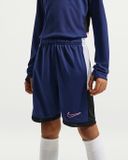 Nike Voetbalshort Academy Junior Blauw/Wit/Roze - Maat 128