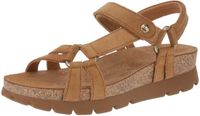 Panama Jack Women Sally B8 Velour Cuero Bark Sandal - Size 40