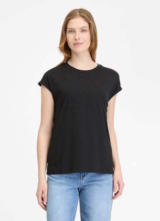 Ragwear Diona A Dames T-shirt - Zwart - S