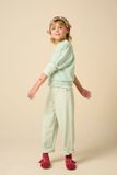 Sissy-Boy Lichtgroene sweater met pofmouwen