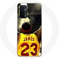 Maniacase Hoesje voor Oppo A74 Lebron James Basketbal speler