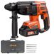 VEVOR 20V Borstelloze Accuboorhamer, Lithium-ion 28mm Boorhamer, SDS-Plus Lichtgewicht Elektrische Set met Accu, Lader en Draagtas, 4 Functies, 1200 Tpm, 5300 Slagen per Minuut