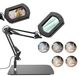 Loupe avec éclairage LED, grossissement 15x, statif, écran tactile, minuteur