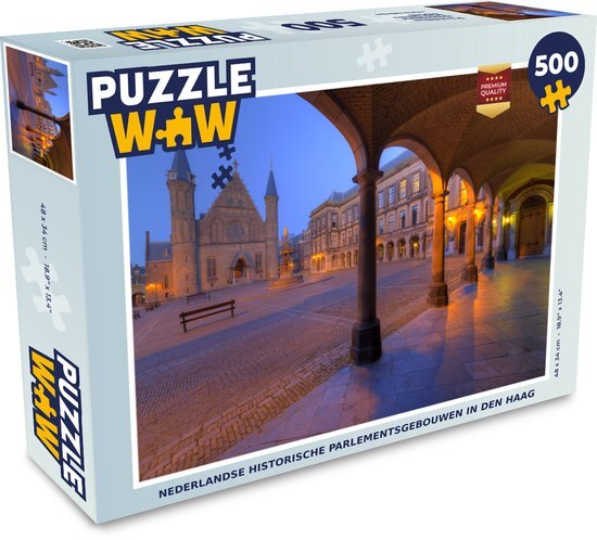 MuchoWow Puzzel Den Haag - Binnenhof - Plein - Legpuzzel - Puzzel 500 stukjes