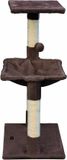 Gloria Krabpaal Voor Katten 36 X 50 X 83 Cm Bruin Hout Staal Sisal