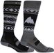 Burton Performance Lightweight Sokken 2 Paren Zwart, Grijs EU 34-38 Vrouw