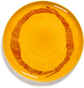 Serax FEAST Yellow Swirl-Stripes L serveerschaal 35 cm