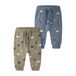 NAME IT BABY katoenen babybroeken met print - groen (set van 2)