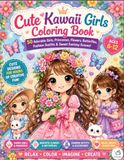 Cute Girls Coloring Book for Kids