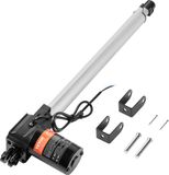 VEVOR Actionneur linéaire DC 12V Actionneur linéaire IP44 Moteur linéaire électrique 400 mm Course Longueur de course Niveau sonore ≤50 DB Ouvre-porte électrique 5 mm/s Vitesse de déplacement Technologie linéaire Entraînement d'ajustement