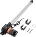 VEVOR Actionneur linéaire DC 12V Actionneur linéaire IP44 Moteur linéaire électrique 400 mm Course Longueur de course Niveau sonore ≤50 DB Ouvre-porte électrique 5 mm/s Vitesse de déplacement Technologie linéaire Entraînement d'ajustement