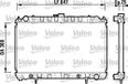 Valeo Radiateur 734149 | Compatibel met: NISSAN 200SX Coupe