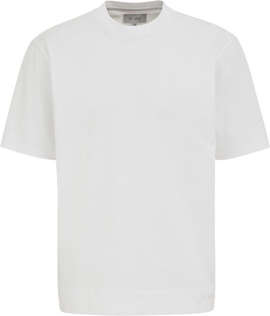 Van Gils Heren premium relaxed fit T-shirt Wit Katoen XXL