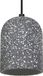 OSRAM Decor Pill suspension décorative avec abat-jour en forme de pilule, 150 mm, avec douille E27, en terrazzo noir, IP20