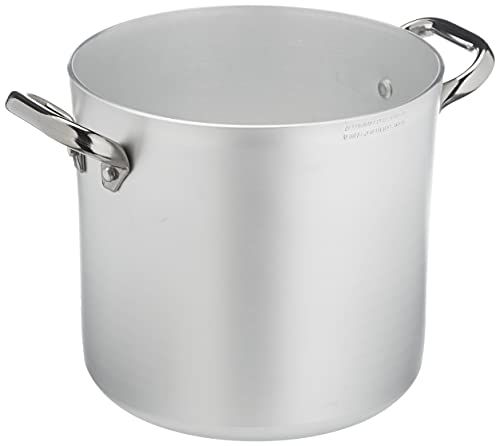 Pentole Agnelli ALMA10320 tweeter met twee handgrepen roestvrij staal, professioneel aluminium 3 mm, 6 l