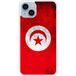 Apple iPhone 14 Drapeau tunisie Verstevigd hoesje met sublimatie bedrukking