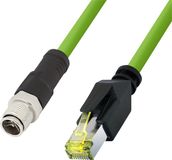 LogiLink CQM015S Netwerkkabel Groen 0,25 m Cat6a S/FTP