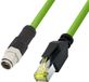 LogiLink CQM015S Netwerkkabel Groen 0,25 m Cat6a S/FTP