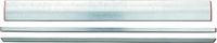TRK Licht metalen trapezoidale profiel met plastic eindkappen, Profiel cross-section: 18 x 95 mm 120cm
