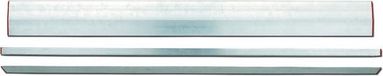 TRK Licht metalen trapezoidale profiel met plastic eindkappen, Profiel cross-section: 18 x 95 mm 120cm