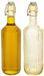 Secret de Gourmet Beugelfles / Weckfles - 2x - geel glas - luchtdicht - 1 liter - waterfles - 8 x 31 cm