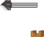 Rotec HM V-Groeffrees Z2 ø15,9 mm 90° S8