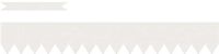 vidaXL Grasafscherming - 30 st - 100 x 0,05 x 15 cm - Koud Gewalst Staal - Wit