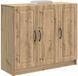 vidaXL Dressoir Artisanaal eiken 89 x 34,5 x 77 cm Bewerkt hout
