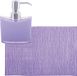 MSV Tapis de bain - 40 x 60 cm - Lilas Violet - Avec distributeur de savon