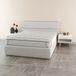 Topper MB HOME ITALY Topper gewatteerd met elastische banden, linnen, voor tweepersoonsbed, 160 x 195 cm
